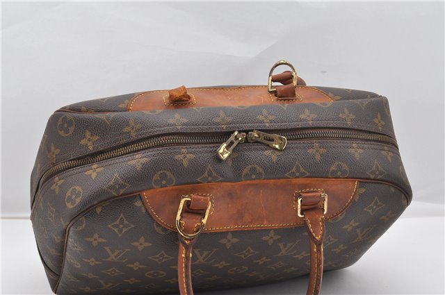 Authentic Louis Vuitton Monogram Deauville Hand Bag M47270 LV Junk K4586