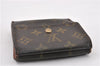 Authentic Louis Vuitton Monogram M61652 Porte Monnaie Billet Carte Credit K4591