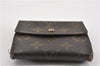 Authentic Louis Vuitton Monogram M61652 Porte Monnaie Billet Carte Credit K4591