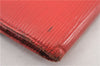 Auth Louis Vuitton Epi Porte Tresor International Wallet Red M63387 LV K4592