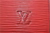 Auth Louis Vuitton Epi Porte Tresor International Wallet Red M63387 LV K4592