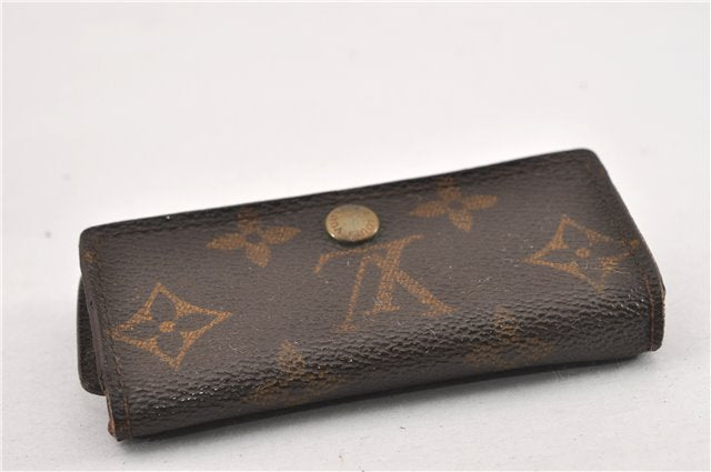 Authentic Louis Vuitton Monogram Multicles 4 Four Hooks Key Case M62631 LV K4593