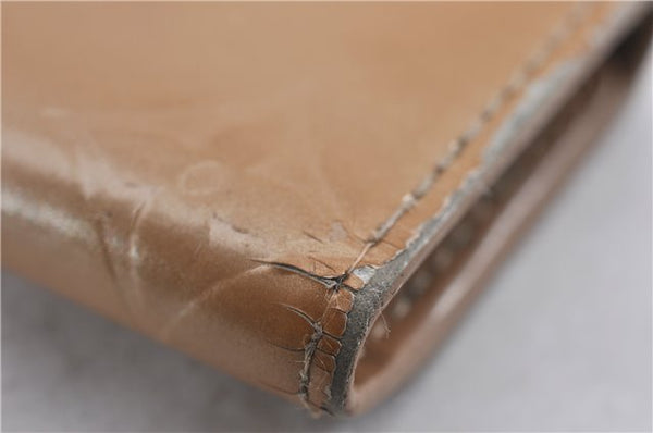 Auth Louis Vuitton Vernis Multicles 4 Four Hooks Key Case Beige M91358 LV K4595