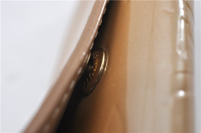 Auth Louis Vuitton Vernis Multicles 4 Four Hooks Key Case Beige M91358 LV K4595