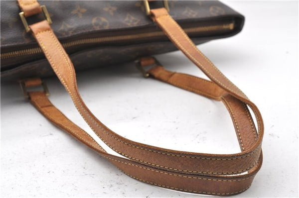 Authentic Louis Vuitton Monogram Cabas Mezzo Shoulder Tote Bag M51151 LV K4596