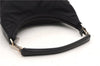 Authentic GUCCI Vintage Shoulder Hand Bag Nylon Leather 0000602 Black  K4599
