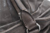 Authentic PRADA Vintage Leather Nappa Shoulder Tote Bag Purse Gray K4602