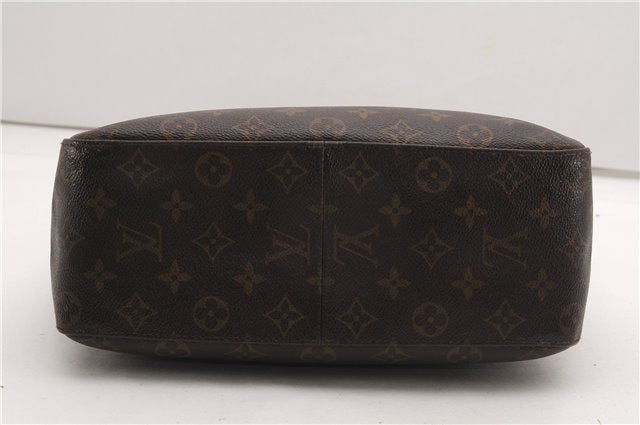 Authentic Louis Vuitton Monogram Looping GM Shoulder Bag M51145 LV K4605