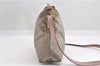 Authentic GUCCI Shoulder Cross Body Bag GG Nylon Leather 314529 Light Gray K4608