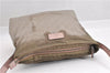 Authentic GUCCI Shoulder Cross Body Bag GG Nylon Leather 314529 Light Gray K4608