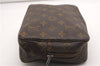 Auth Louis Vuitton Monogram Trousse Toilette 23 Clutch Hand Bag Old Model K4614
