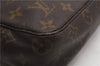 Auth Louis Vuitton Monogram Trousse Toilette 23 Clutch Hand Bag Old Model K4614