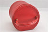 Authentic Louis Vuitton Epi Cannes Red Cosmetic Hand Bag M48037 LV Junk K4616
