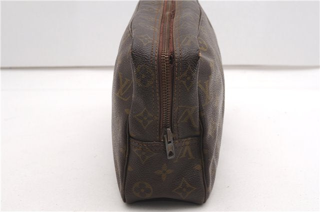 Auth Louis Vuitton Monogram Trousse Toilette 28 Clutch Hand Bag Old Model K4619