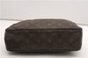 Auth Louis Vuitton Monogram Trousse Toilette 28 Clutch Hand Bag Old Model K4619