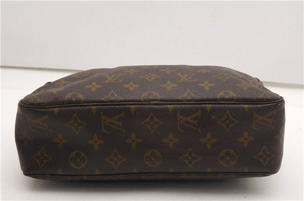 Auth Louis Vuitton Monogram Trousse Toilette 28 Clutch Hand Bag Old Model K4619