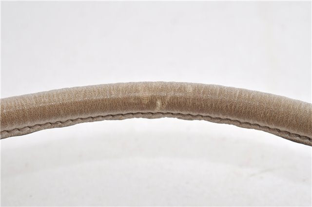 Authentic GUCCI Abbey Shoulder Tote Bag GG Canvas Leather 189833 Brown K4623