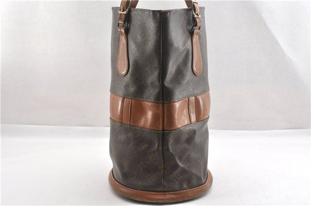 Authentic Louis Vuitton Monogram Bucket GM Shoulder Bag T42236 USA Model K4626