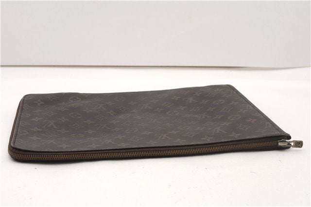 Authentic Louis Vuitton Monogram Poche Documents Document Case M53400 LV K4629
