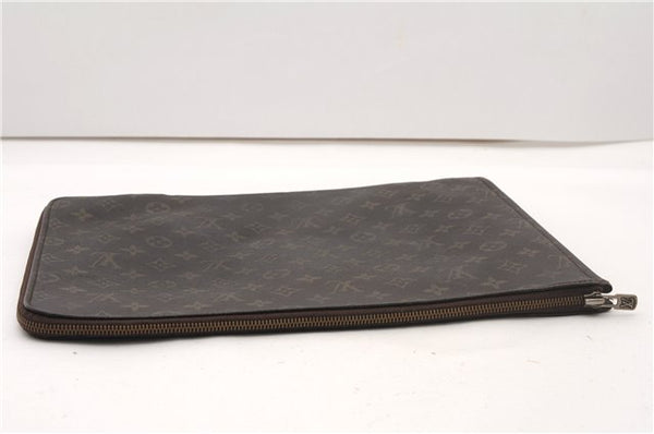 Authentic Louis Vuitton Monogram Poche Documents Document Case M53400 LV K4629