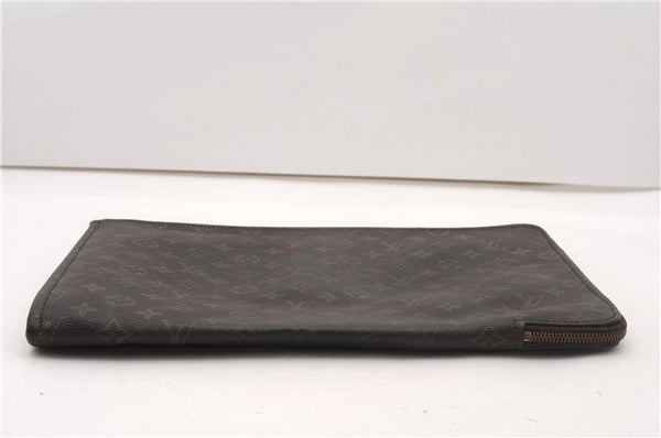 Authentic Louis Vuitton Monogram Poche Documents Document Case M53400 LV K4629
