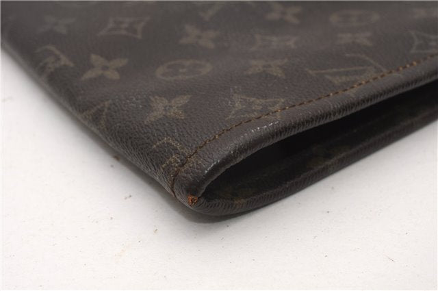 Authentic Louis Vuitton Monogram Poche Documents Document Case M53400 LV K4629