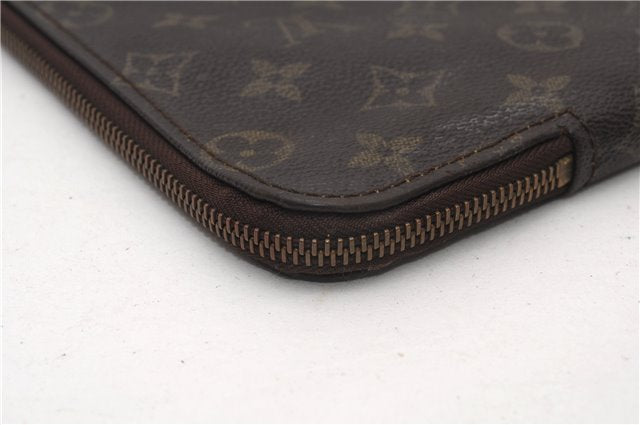 Authentic Louis Vuitton Monogram Poche Documents Document Case M53400 LV K4629