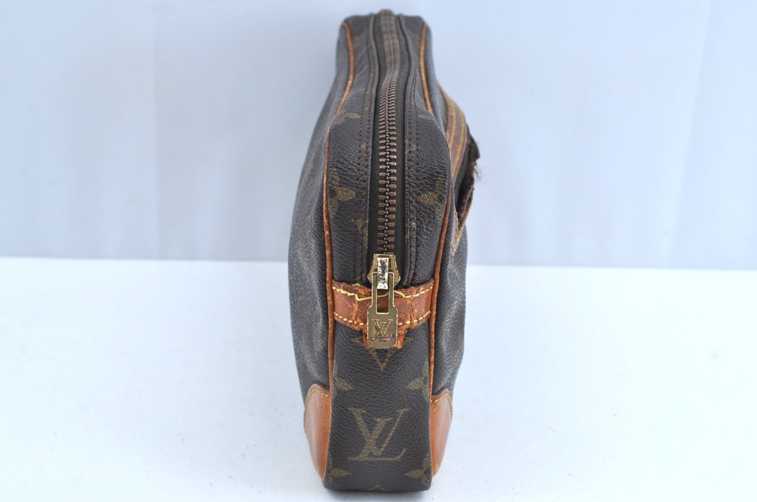 Auth Louis Vuitton Monogram Marly Dragonne GM M51825 Clutch Hand Bag Junk K4632