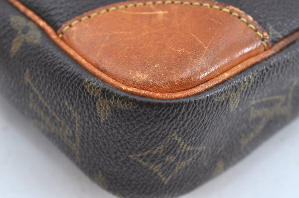 Auth Louis Vuitton Monogram Marly Dragonne GM M51825 Clutch Hand Bag Junk K4632