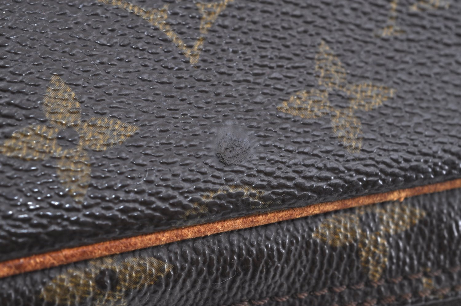 Auth Louis Vuitton Monogram Marly Dragonne GM M51825 Clutch Hand Bag Junk K4632