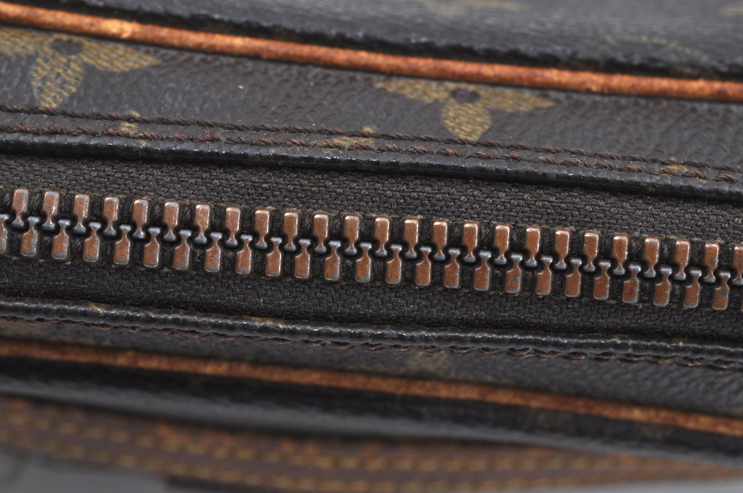 Auth Louis Vuitton Monogram Marly Dragonne GM M51825 Clutch Hand Bag Junk K4632