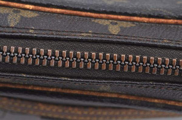 Auth Louis Vuitton Monogram Marly Dragonne GM M51825 Clutch Hand Bag Junk K4632