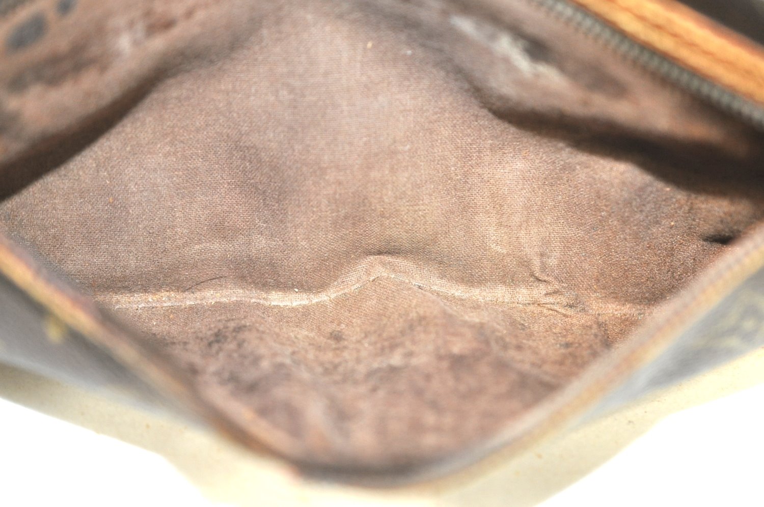 Auth Louis Vuitton Monogram Marly Dragonne GM M51825 Clutch Hand Bag Junk K4632