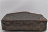 Authentic Louis Vuitton Monogram Compiegne 28 Clutch Hand Bag M51845 LV K4644