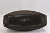 Authentic GUCCI Bamboo Shoulder Bag Purse Nylon Leather Brown K4645
