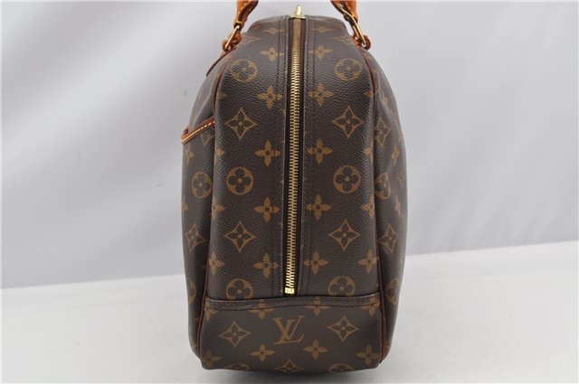 Authentic Louis Vuitton Monogram Deauville Hand Bag M47270 LV K4646