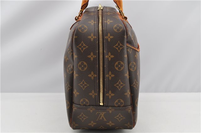 Authentic Louis Vuitton Monogram Deauville Hand Bag M47270 LV K4646