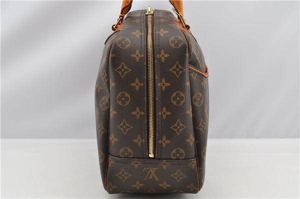 Authentic Louis Vuitton Monogram Deauville Hand Bag M47270 LV K4646