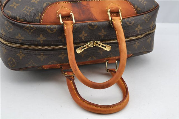 Authentic Louis Vuitton Monogram Deauville Hand Bag M47270 LV K4646