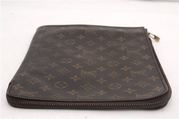 Authentic Louis Vuitton Monogram Poche Documents Document Case M53400 LV K4648