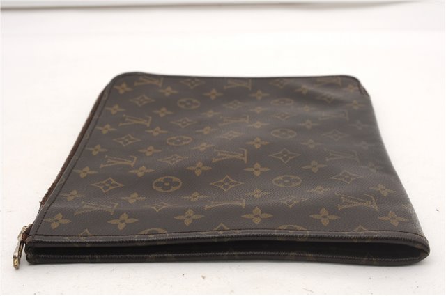 Authentic Louis Vuitton Monogram Poche Documents Document Case M53400 LV K4648