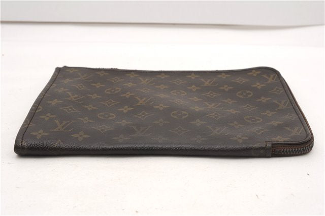 Authentic Louis Vuitton Monogram Poche Documents Document Case M53400 LV K4648