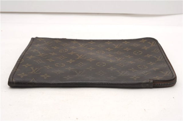 Authentic Louis Vuitton Monogram Poche Documents Document Case M53400 LV K4648