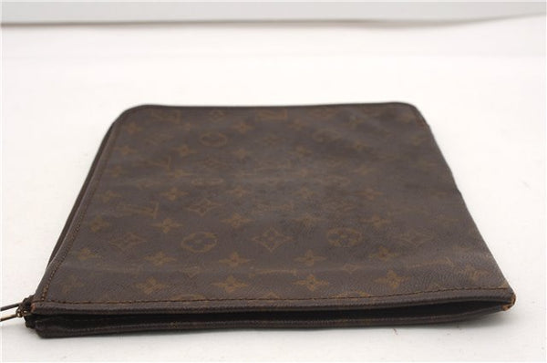 Authentic Louis Vuitton Monogram Poche Documents Document Case Old Model K4650