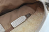 Authentic Christian Dior Trotter Shoulder Hand Bag Nylon Leather White K4651