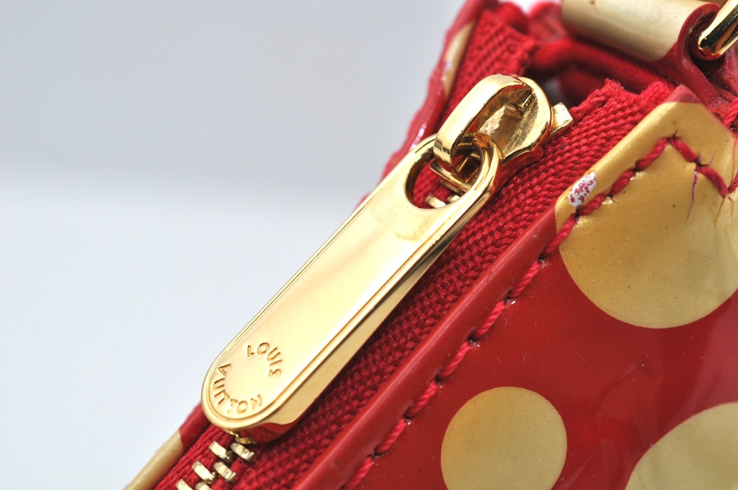 Louis Vuitton Dots Infinity Pochette Accessoires Yayoi Kusama M91428 Red K4652