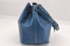 Authentic Louis Vuitton Epi Petit Noe Shoulder Drawstring Bag M44105 Blue K4659