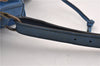 Authentic Louis Vuitton Epi Petit Noe Shoulder Drawstring Bag M44105 Blue K4659