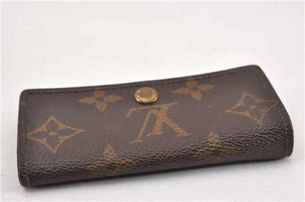 Authentic Louis Vuitton Monogram Multicles 4 Four Hooks Key Case M62631 LV K4660