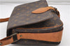 Authentic Louis Vuitton Monogram Cartouchiere MM M51253 Shoulder Cross Bag K4662